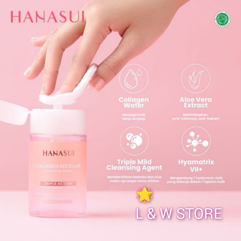 Hanasui Collagen Micellar Cleaning Water 100ml