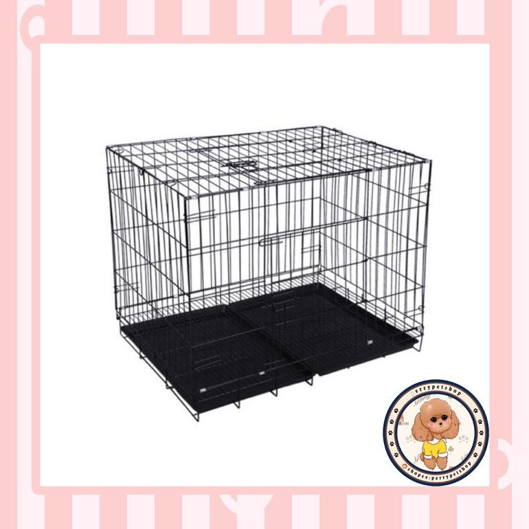 

((BISA COD)) Kandang Lipat Besi 35 x 26 x 34 untuk kucing dan kelinci