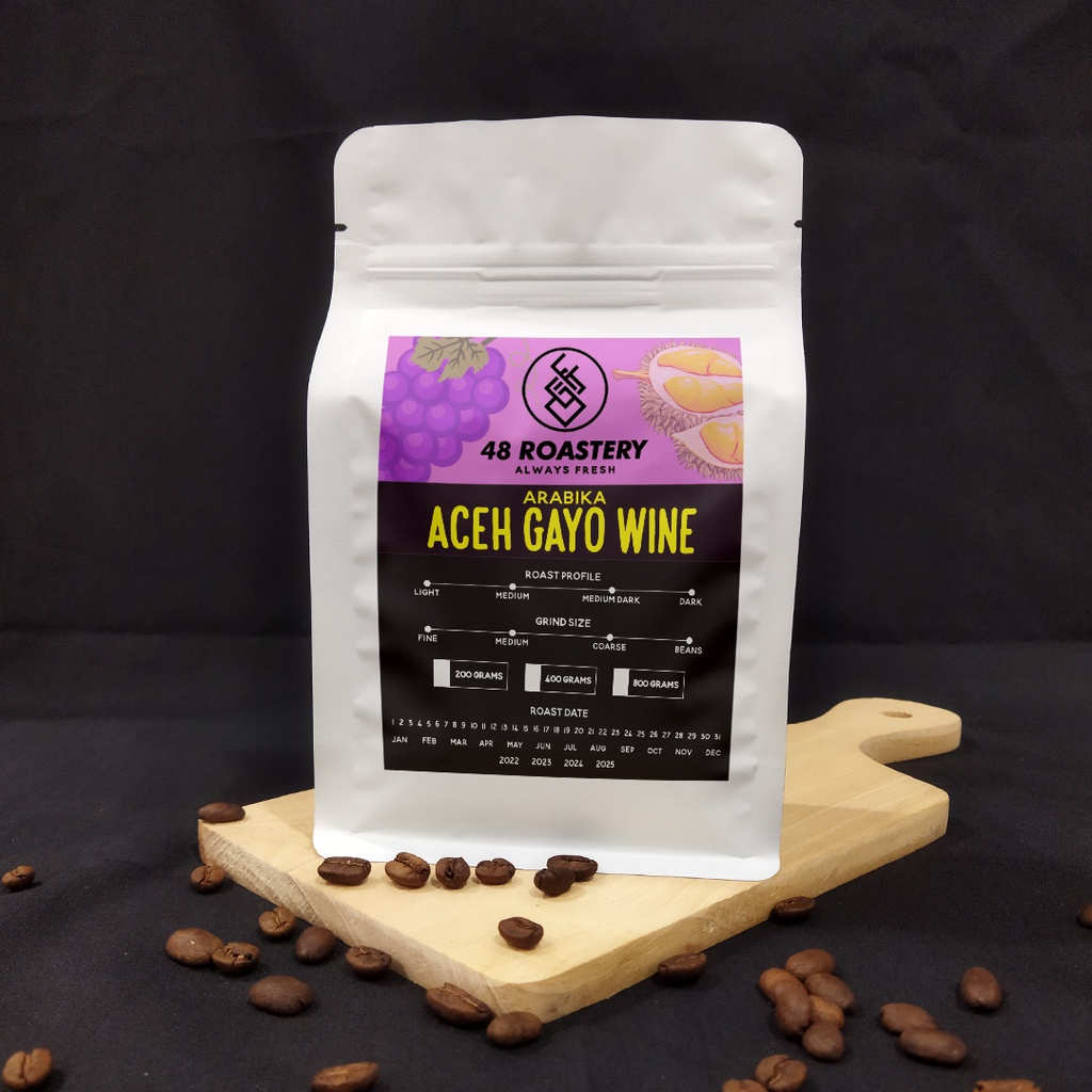 

Arabika Aceh Gayo Wine Roast Bean - 48 Roastery