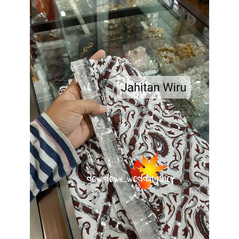 Jarik Pengantin Prada - Wiru Instan | Motif Banyak