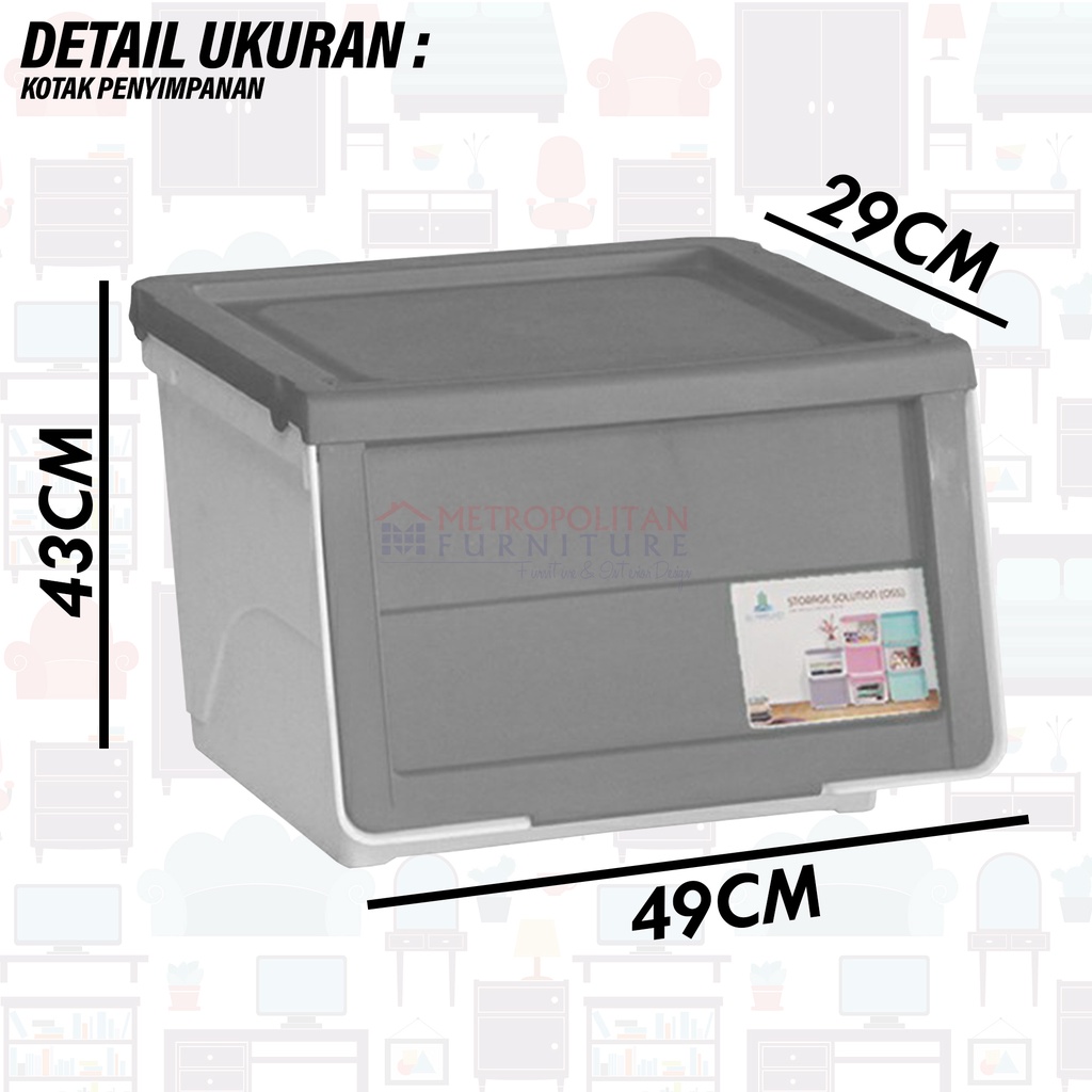 Kotak Penyimpanan Plastik Storage Box Multifungsi Serbaguna