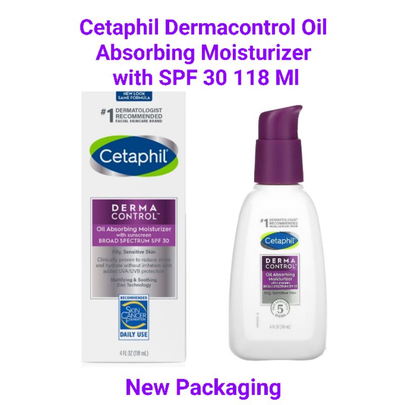 CETAPHIL DERMACONTROL Oil Absorbing Moisturizer with SPF 30 118 ML