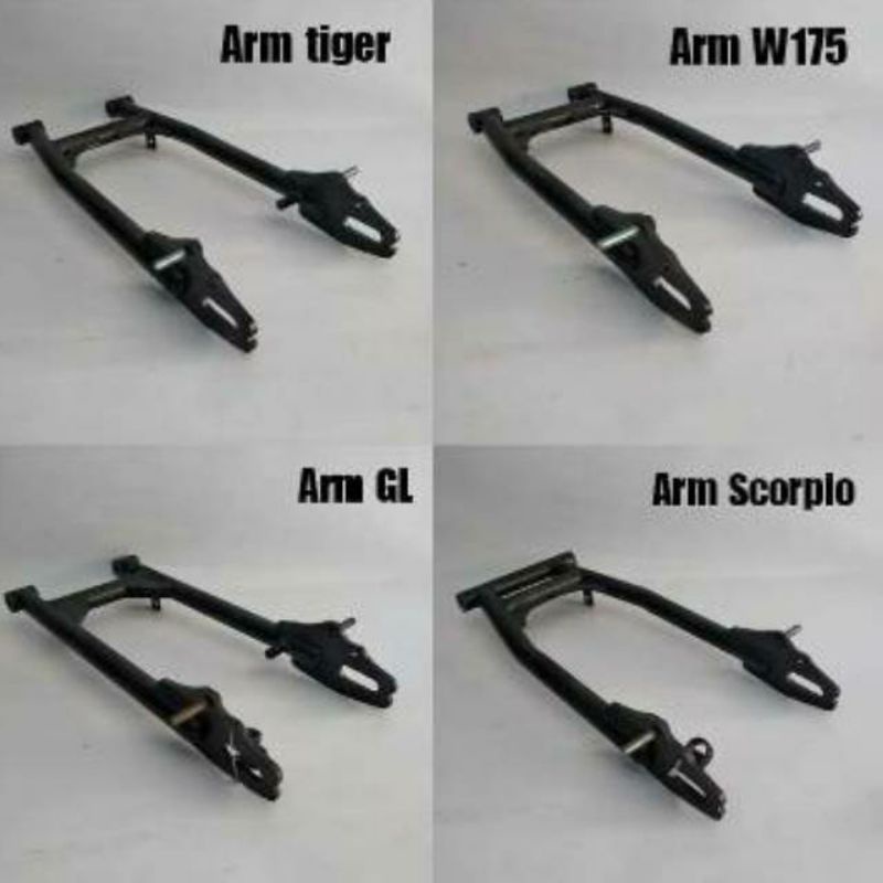 Arm custom bulat pnp GL TIGER MEGAPRO SCORPIO