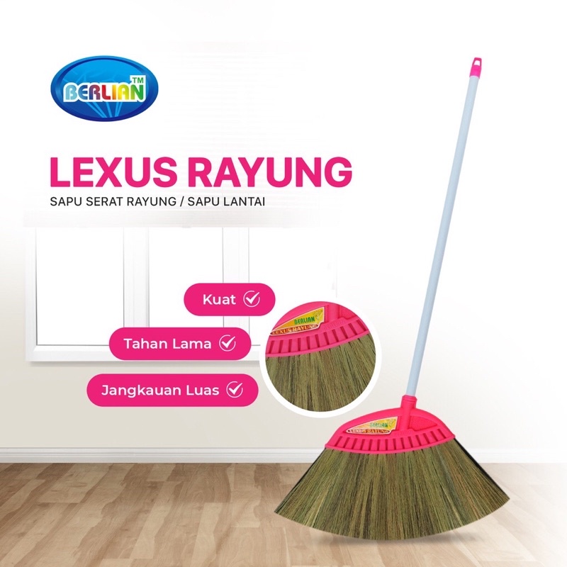BERLIAN LEXUS BROOM RAYUNG / SAPU BERLIAN RAYUNG / SAPU LANTAI PREMIUM / SAPU LANTAI RAYUNG
