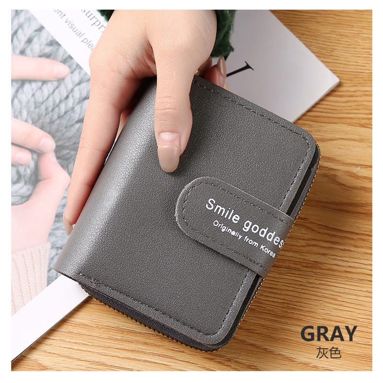 TASBLUE  Dompet Wanita Mode Korea Dompet Lipat Wanita Impor Wanita Mini Dompet 818 Wanita Short Zipper Wallet Short Folding Wallet Multifunctional Fashion Wallet