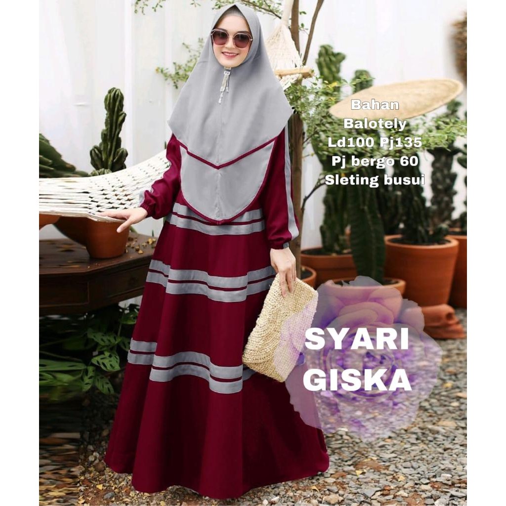 SYARI GISKA SADA rD / GAMIS GISKA NISRINA 2IN1