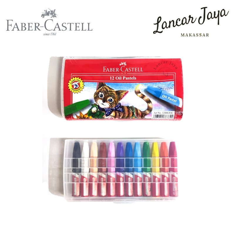 

Oil Pastel Crayon Krayon Minyak Faber Castell 12 Warna Color ECO