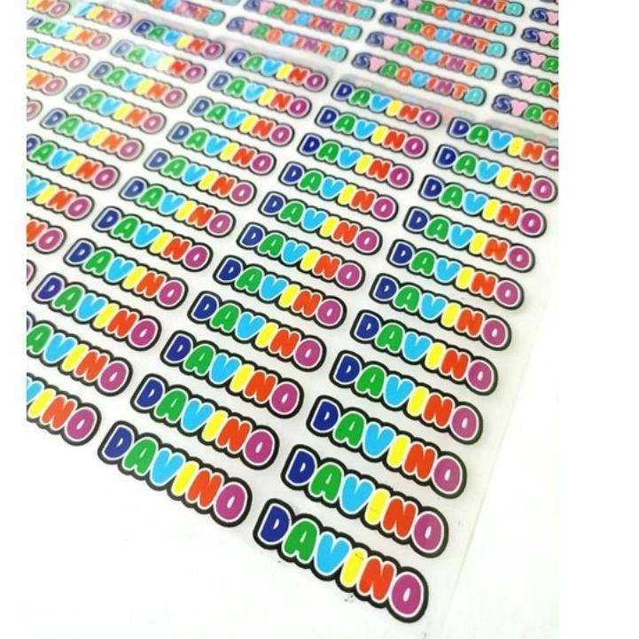

Kekinian - label stiker kain sablon dtf dapat 50-100pcs