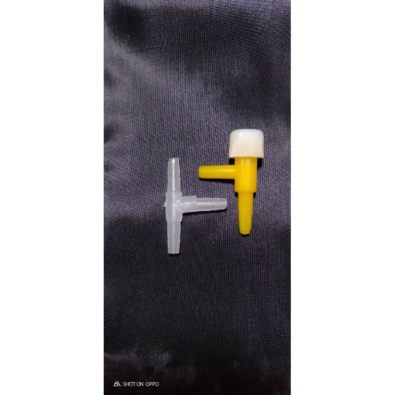 Set sambungan T dan kran aerator