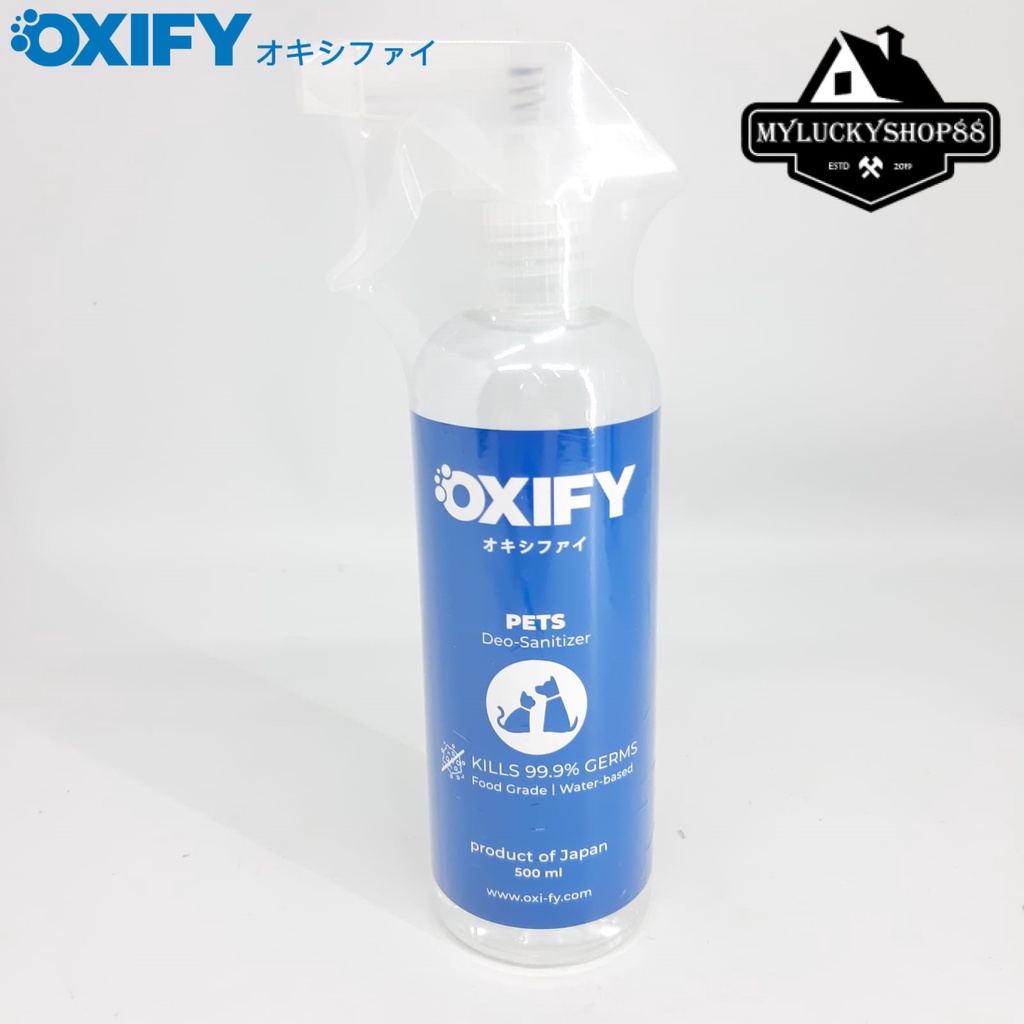 OXIFY Pets Deo Sanitizer Disinfectant Japan 500ml Water Based