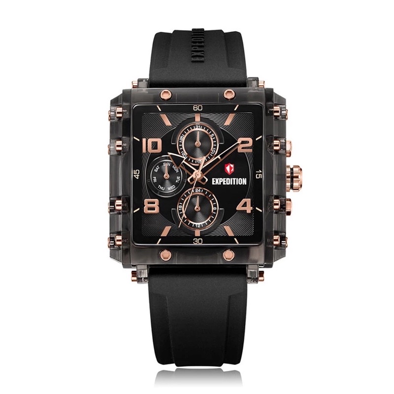 Jam Tangan Expedition E 6808 Original Hitam Wanita