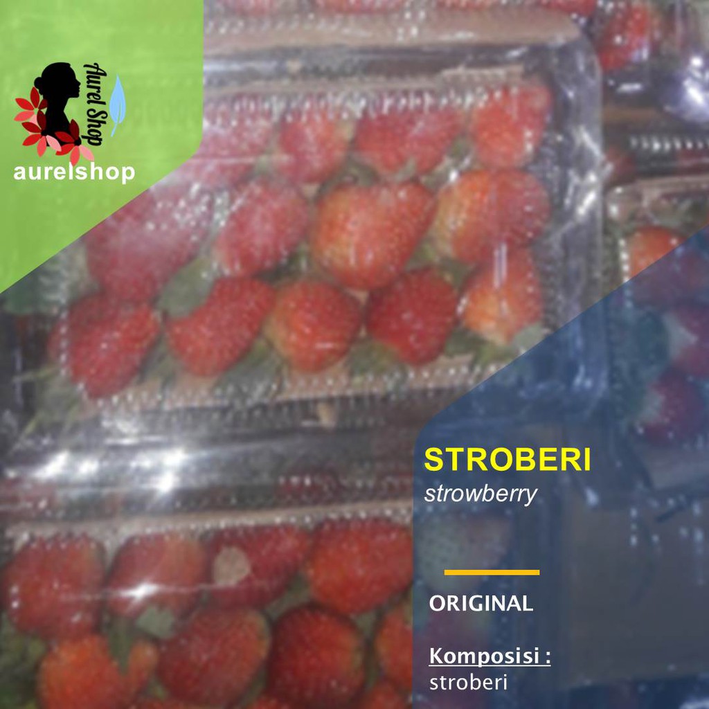 

Buah Strowberry Segar kemasan Kecil 1 pack / Stroberi / Strawberry