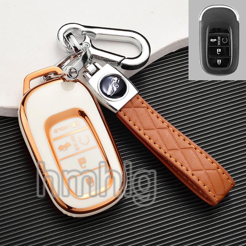 Case Remote Kunci Keyless Entry / Start Bahan TPU Untuk Honda Civic FE 2022 Civic RS 2022 HRV 2022