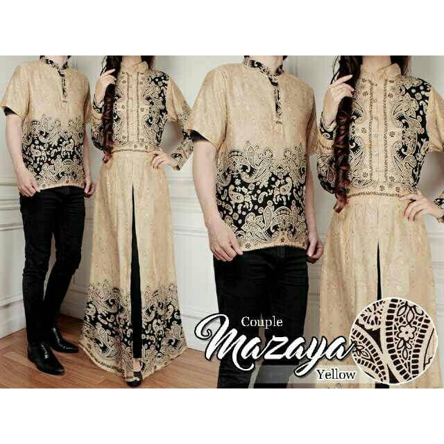 Couple Batik Mazaya Cream