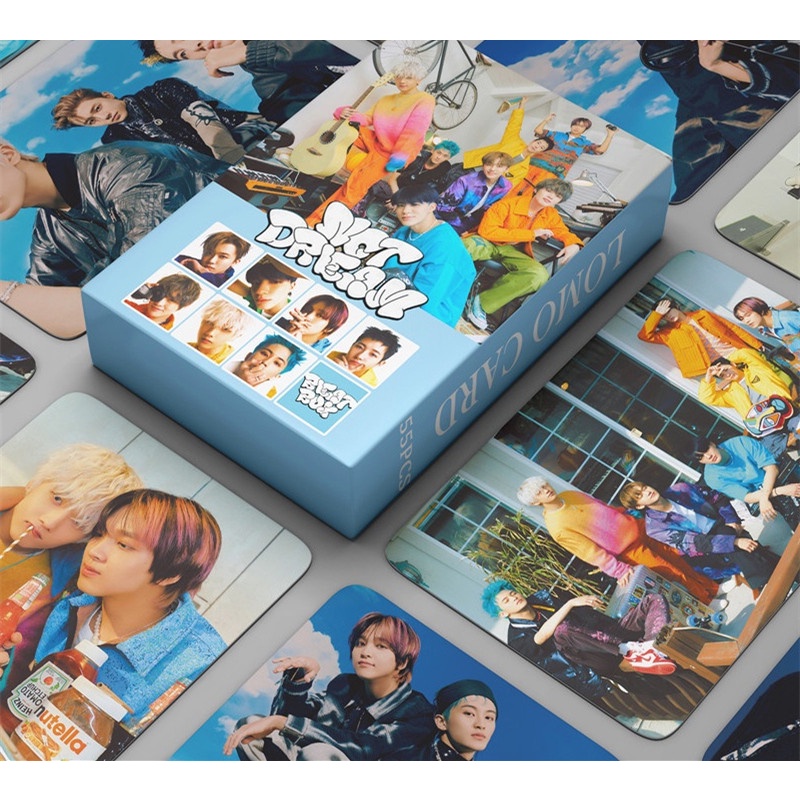 55pcsset Kartu Lomo Foto Kpop NCT Dream Album Untuk Koleksi