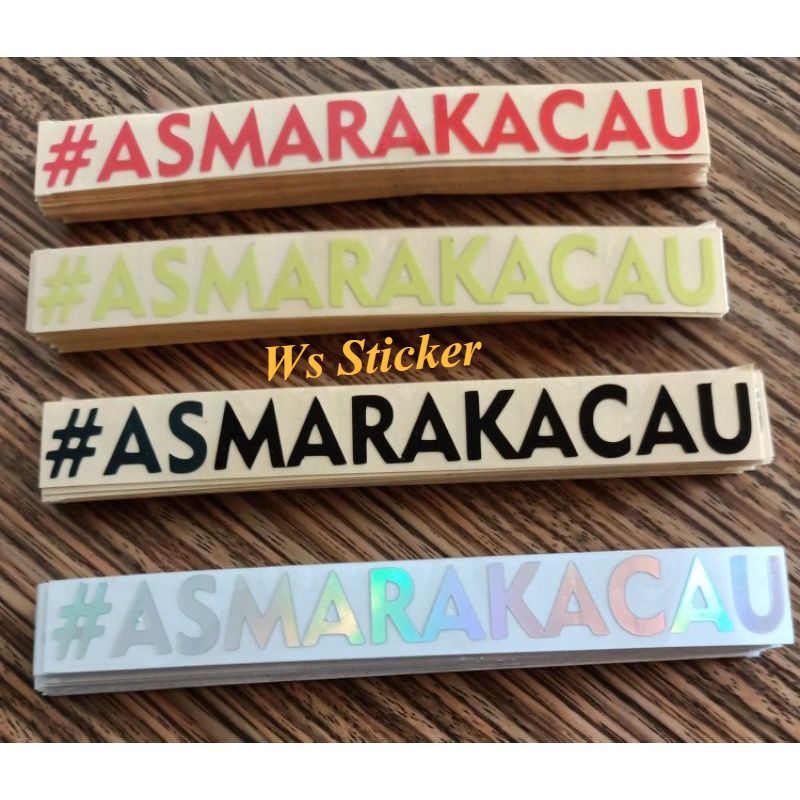 

Stiker Asmara Kacau / Stiker #ASMARAKACAU / Stiker Viral / Stiker Kekinian /stiker variasi