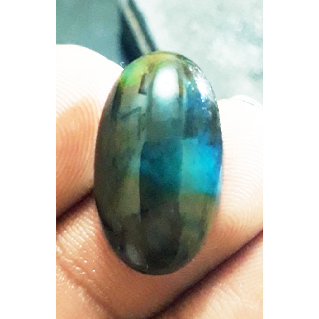 BACAN DOKO batu akik natural bacan coklat majiko kristal size 21mm