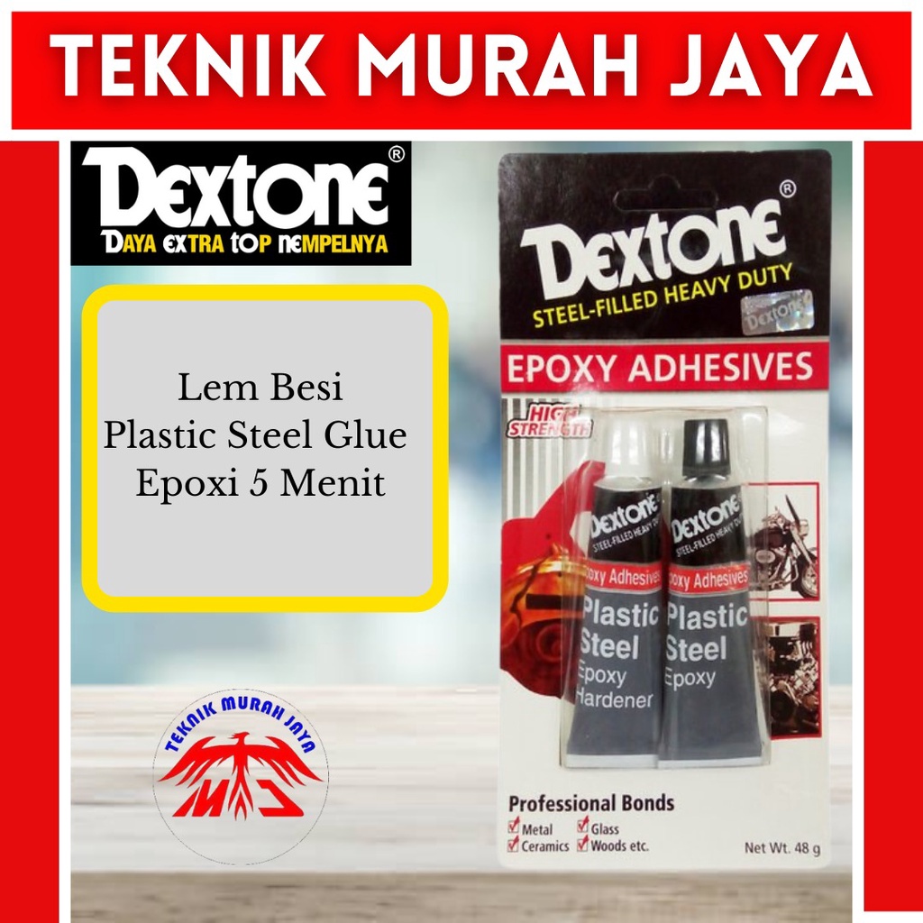 

LEM DEXTONE LEM EPOXY 5 MENIT 48 g LEM DEXTONE LEM BESI DAN EPOXY 5 MENIT 48 gram