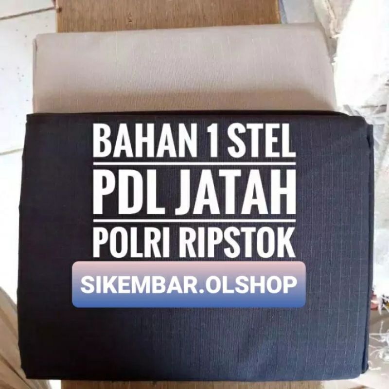 BAHAN KAIN BAJU CELANA PDL POLISI JATAH POLRI SERAGAM SATPAM SECURITY COKLAT. Kualitas Terbaik 
