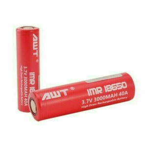 Baterai Vapor AWT 3000mah 40A BATTRERY 18650 rokok elektrik