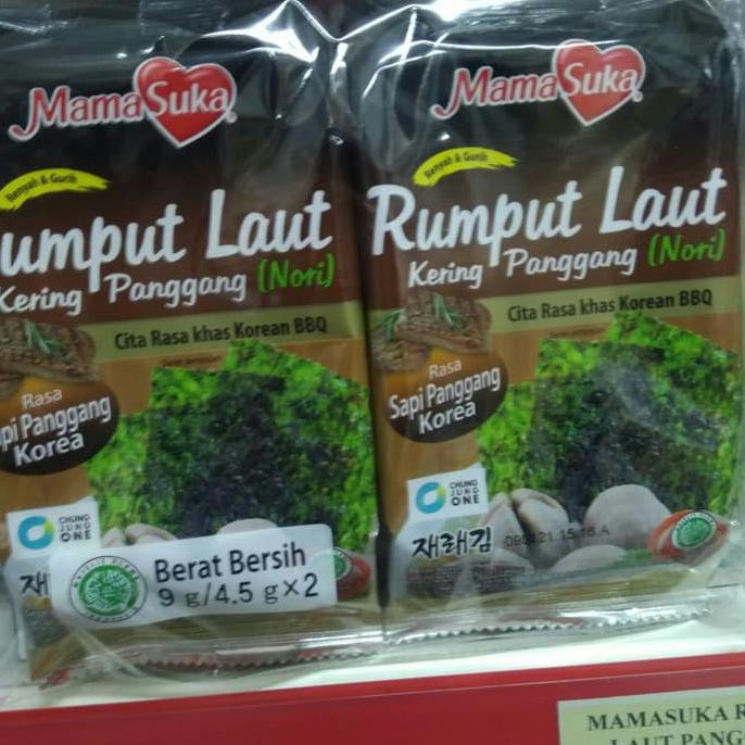 

mamasuka rumput laut panggang rasa BBQ
