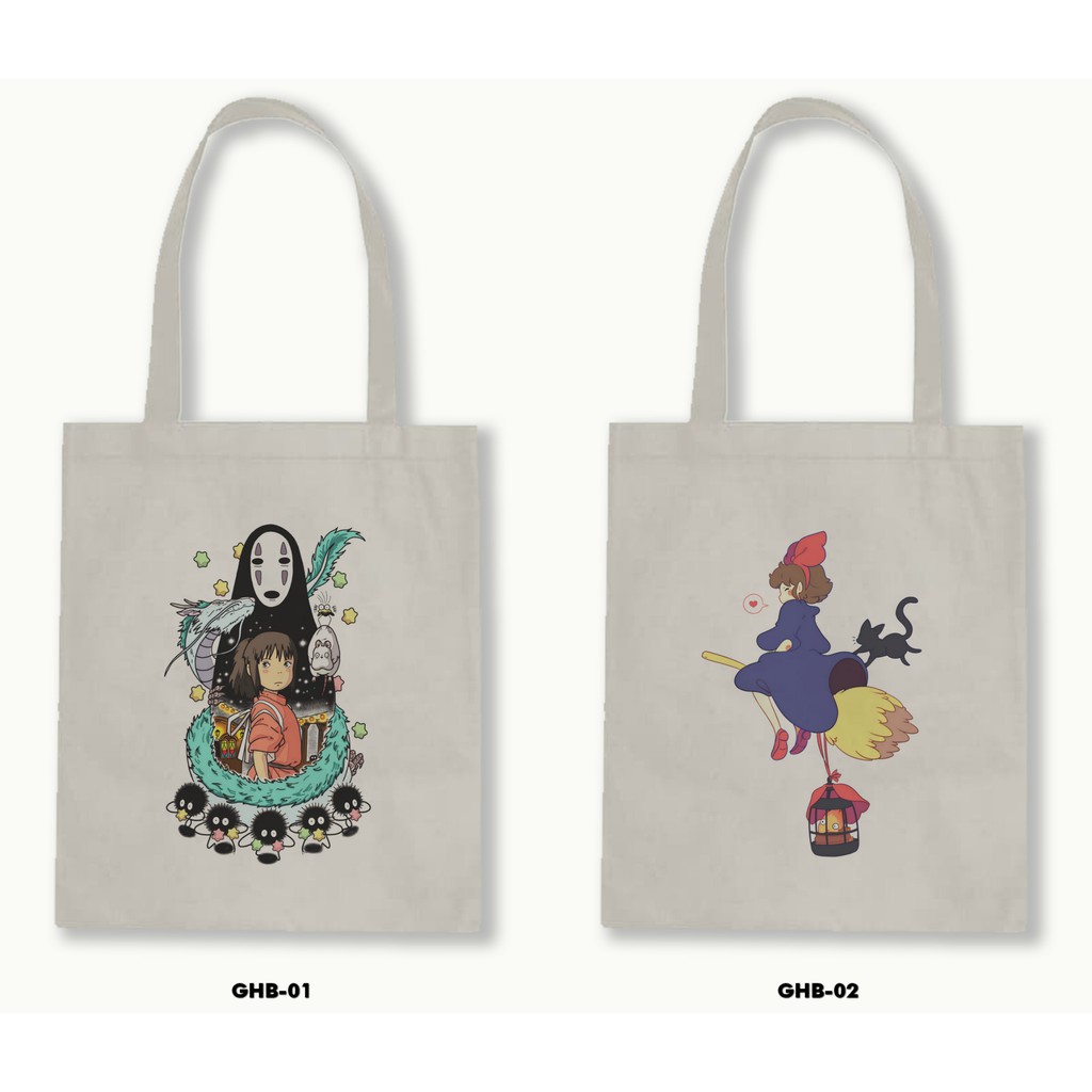 TOTE BAG BLACU - STUDIO GHIBLI