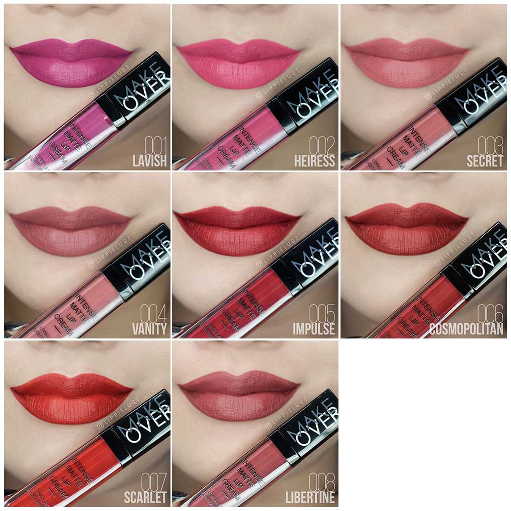  Make Over  Intense MATTE lip  cream   Make Over  Shopee 