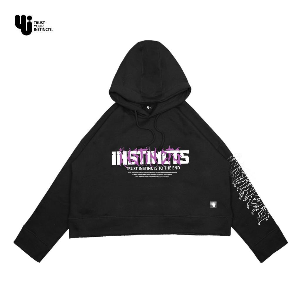 Yui Sweater Hoodie Crop Oversize Unisex