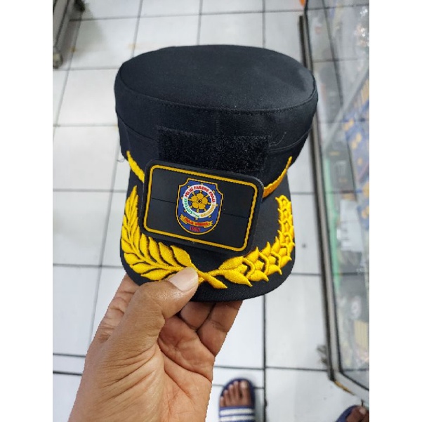 TOPI KOMANDO HITAM POL PP