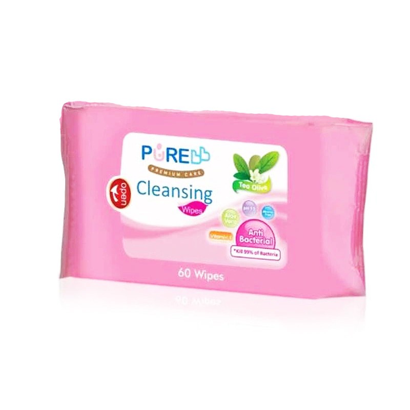 PURE BB Cleansing Wipes 60s - ALD