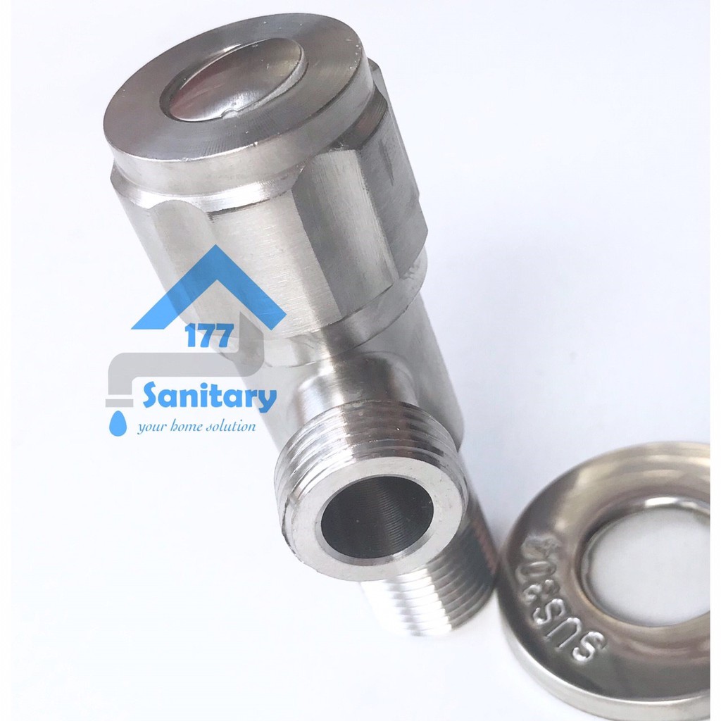 Stop Kran Stainless sus 304 Murah Single FV07- Keran Shower stainles minimalis angle valve stenlis sanitary177 /H9