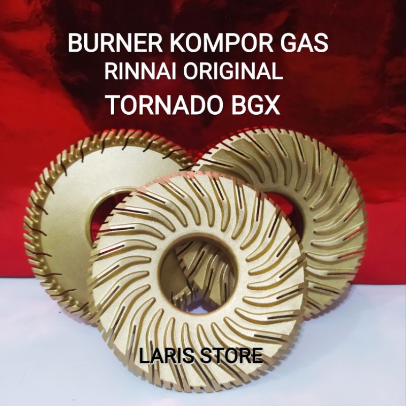 Burner Kuningan Kompor Gas Rinnai Tornado Original 602 712 BGX