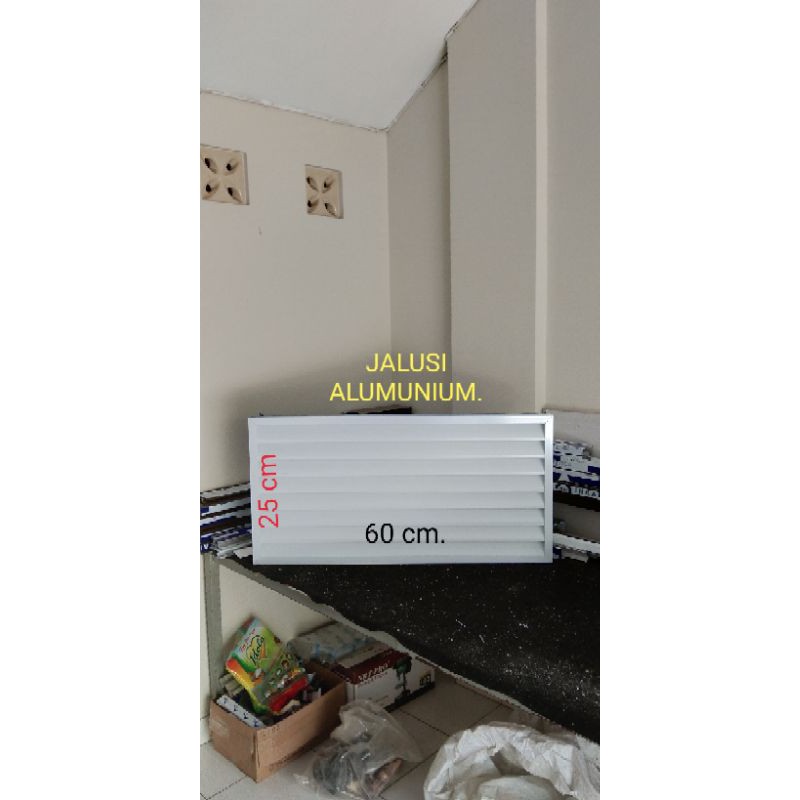Jendela Jalusi + Kusen Alumunium Harga Ekonomis, Ukuran Sesuai Gambar Utama