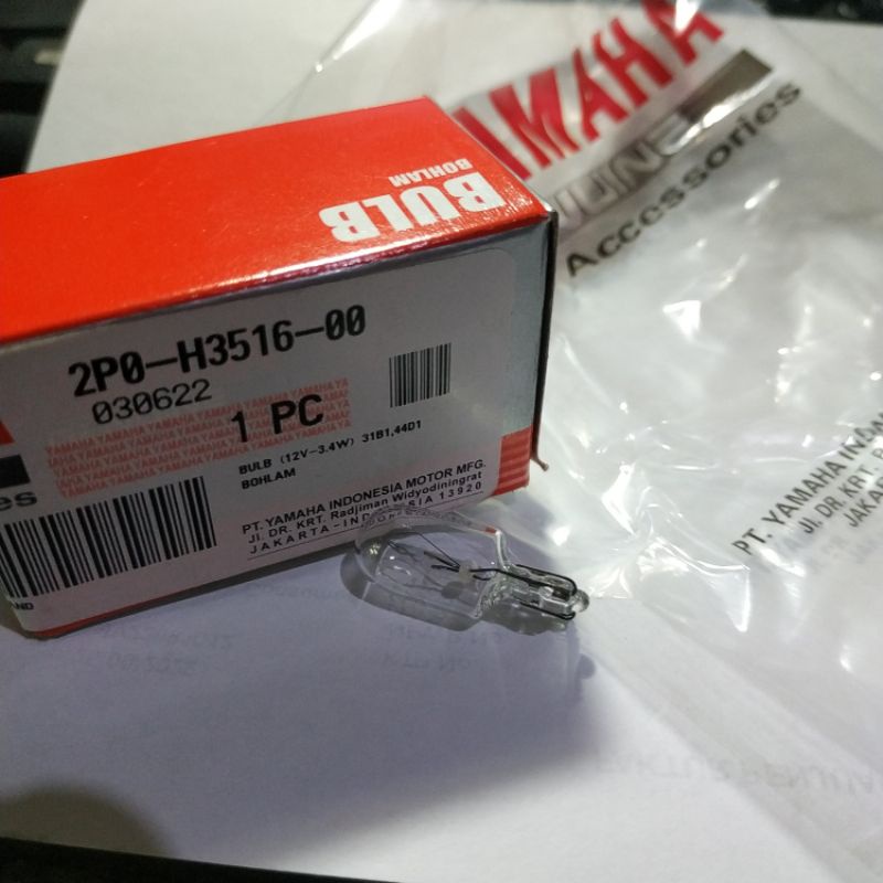 BOHLAM BULB SENJA RITING SEN YAMAHA MIO JUPITER VEGA XEON / 2P0-H3516-00
