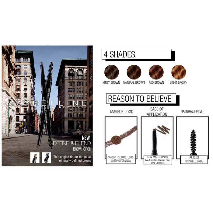 MAYBELLINE Define &amp; Blend Brow Pencil