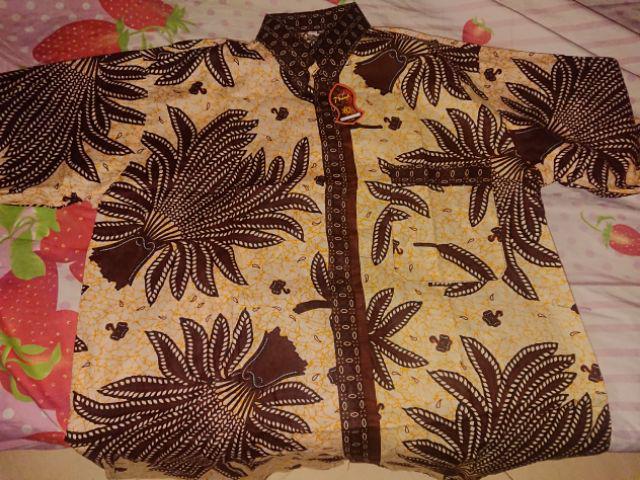 Kemeja Batik Pria Size M L Xl Xxl Dan 5l