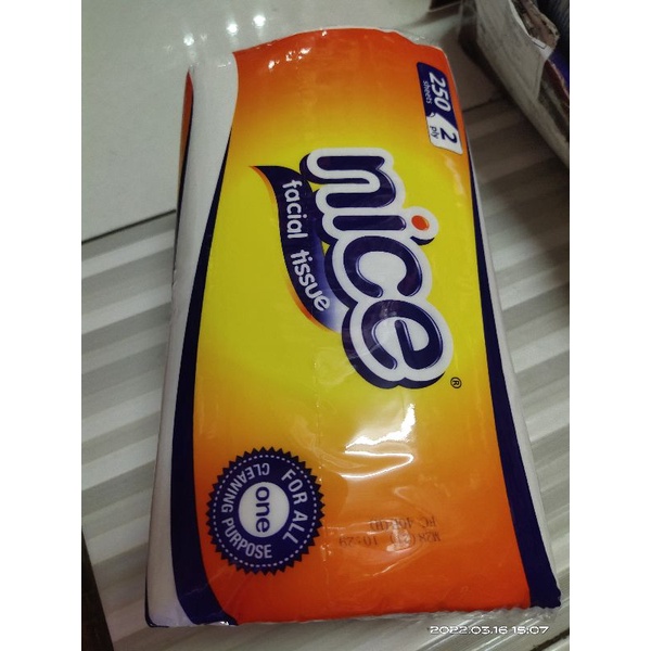 TISU NICE 250 SHEET *6 PACK.SAMEDAY/INSTANT