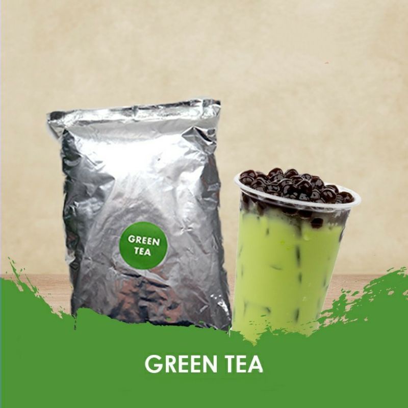 

bubuk minuman green tea 1kg