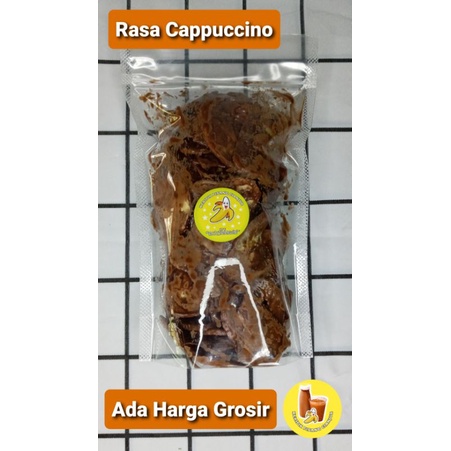 

[KPC] 85 gr Cappucino Keripik Pisang Cianjur Rasa Cappucino Lumer Renyah Snack Cemilan Manis_ CAPPUCINO