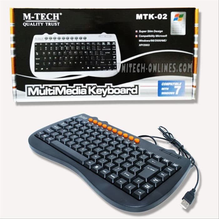 Keyboard M-tech Usb Mini Multimedia Mtk-02