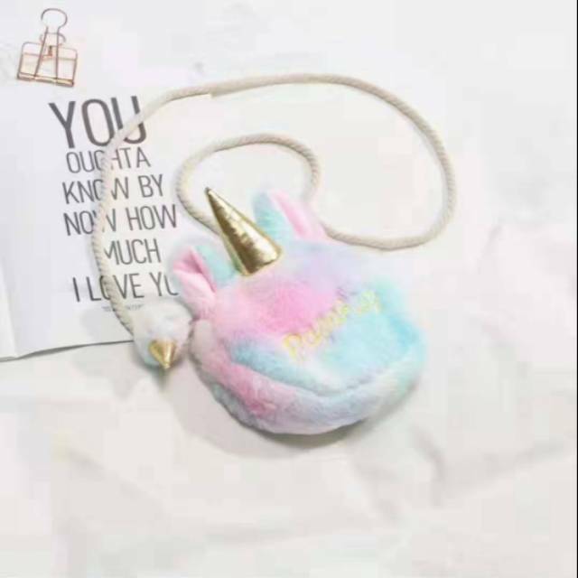 Tas selempang anak unicorn/tas unicorn/tas anak unicorn/tas selempang anak/tas mejeng anak unicorn