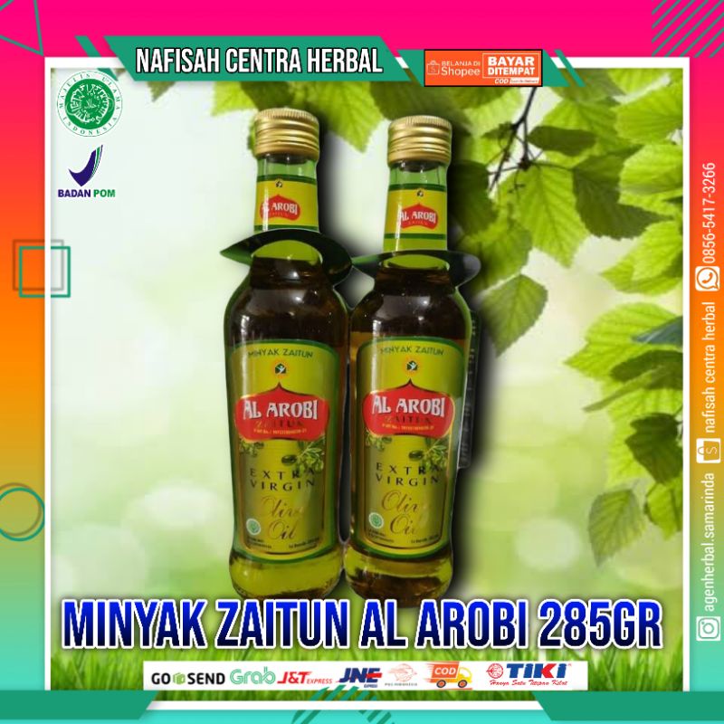 

Minyak Zaitun Al Arobi 285ml | Minyak Zaitun Murni