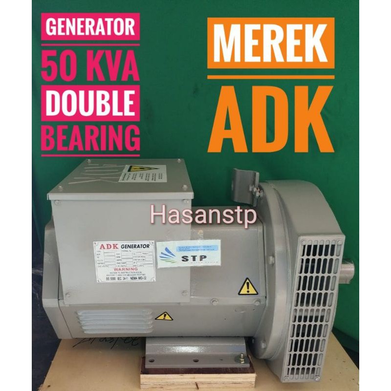 generator 50 Kva double bearing ADK