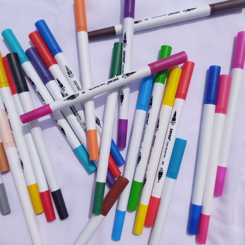 

Brushpen joyko dual tip satuan murah