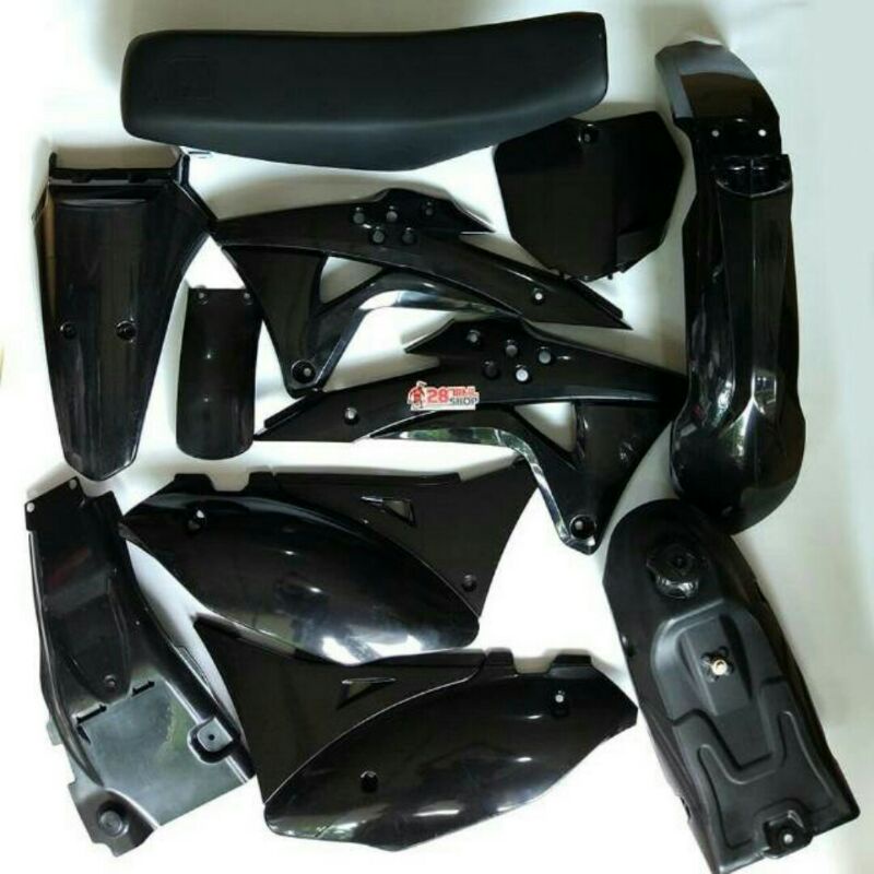 BODY KLX 150 ORIGINAL MERK GORDON FULL SET ( full set plus jok dan tangki )