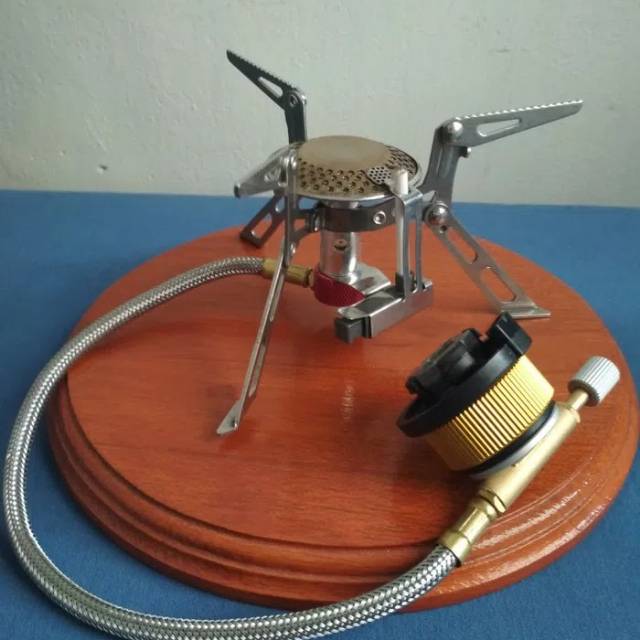Set Dpower Kompor Mini Portable Ultralight Outdoor + Konektor