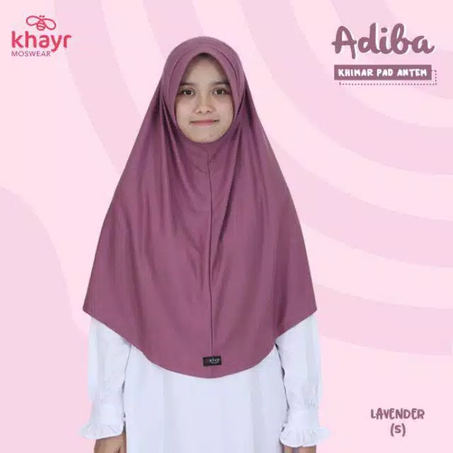 ADIBA JILBAB KAOS PET ANTEM BY KHAYR MOSWEAR