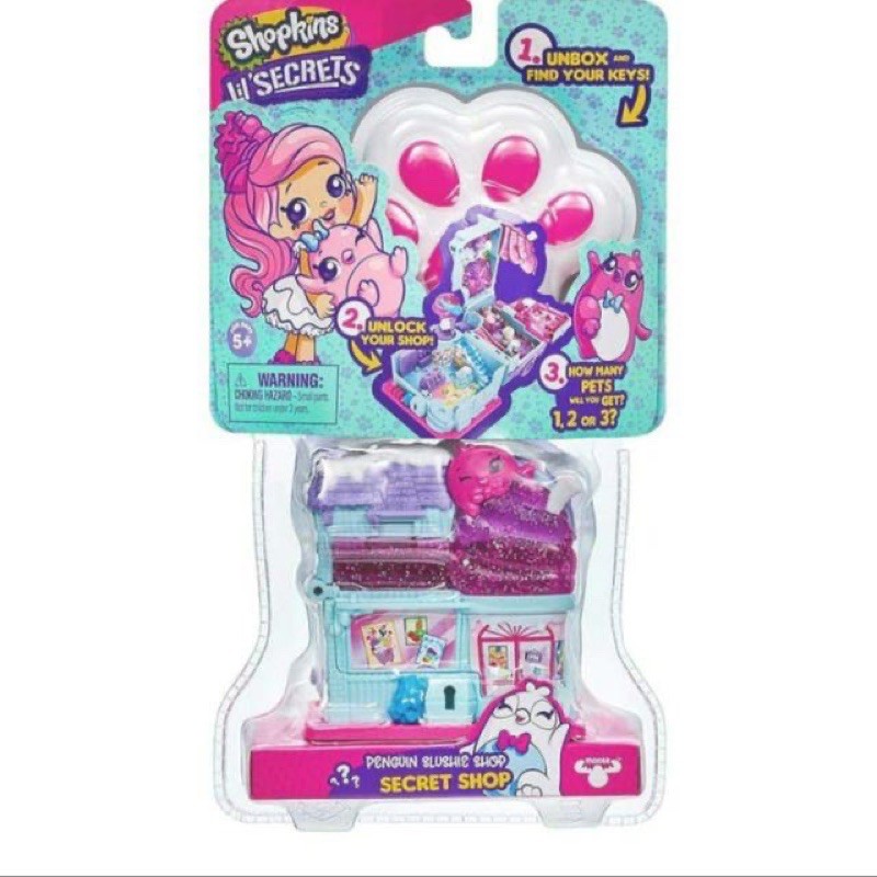 rs45rw Shopkins Lil Secrets - Secret Shop / Play Shop