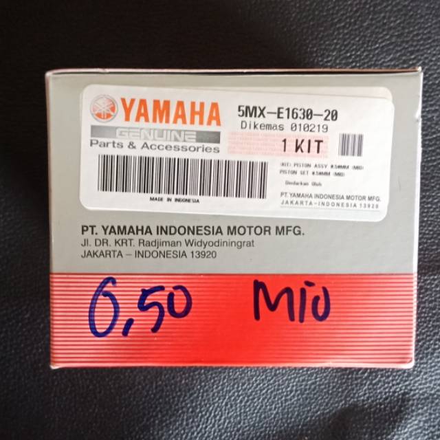 PISTON KIT YAMAHA ORI 5MX-E1630-20 Mio