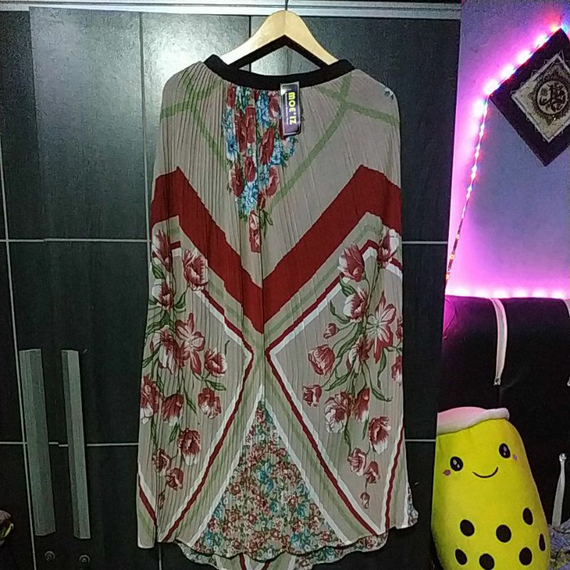 Rok lesti rok motif bunga rok bahan ceruti full puring rok warna coksu